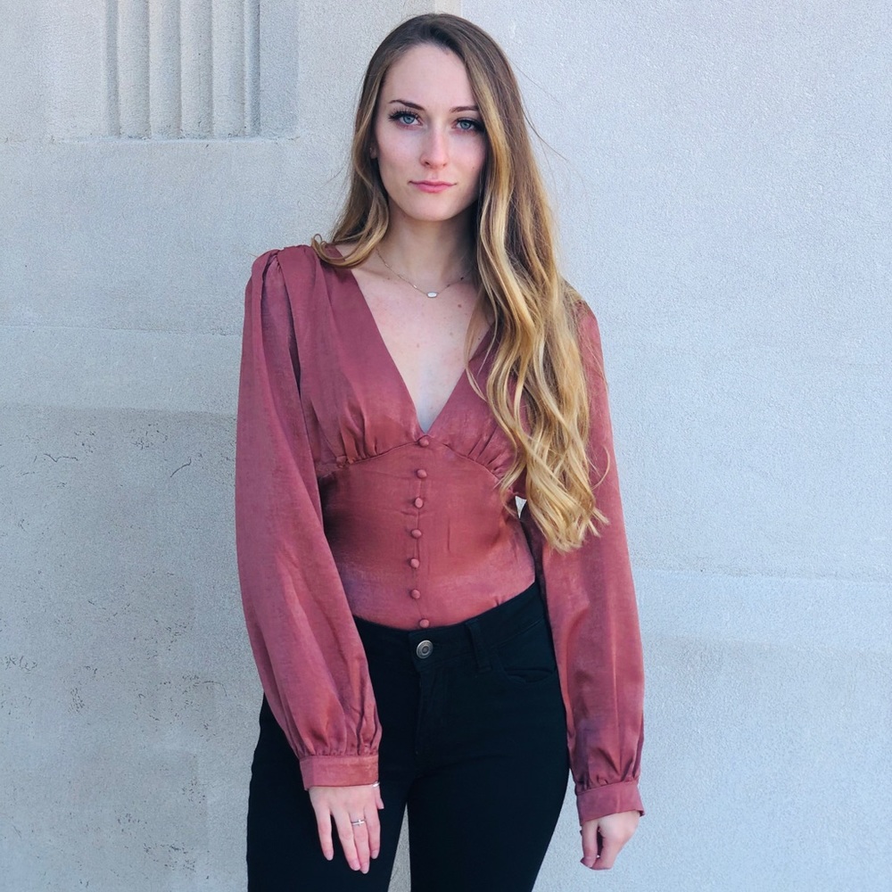 Armora’s | Terracotta Blouse - Picture 3 of 8